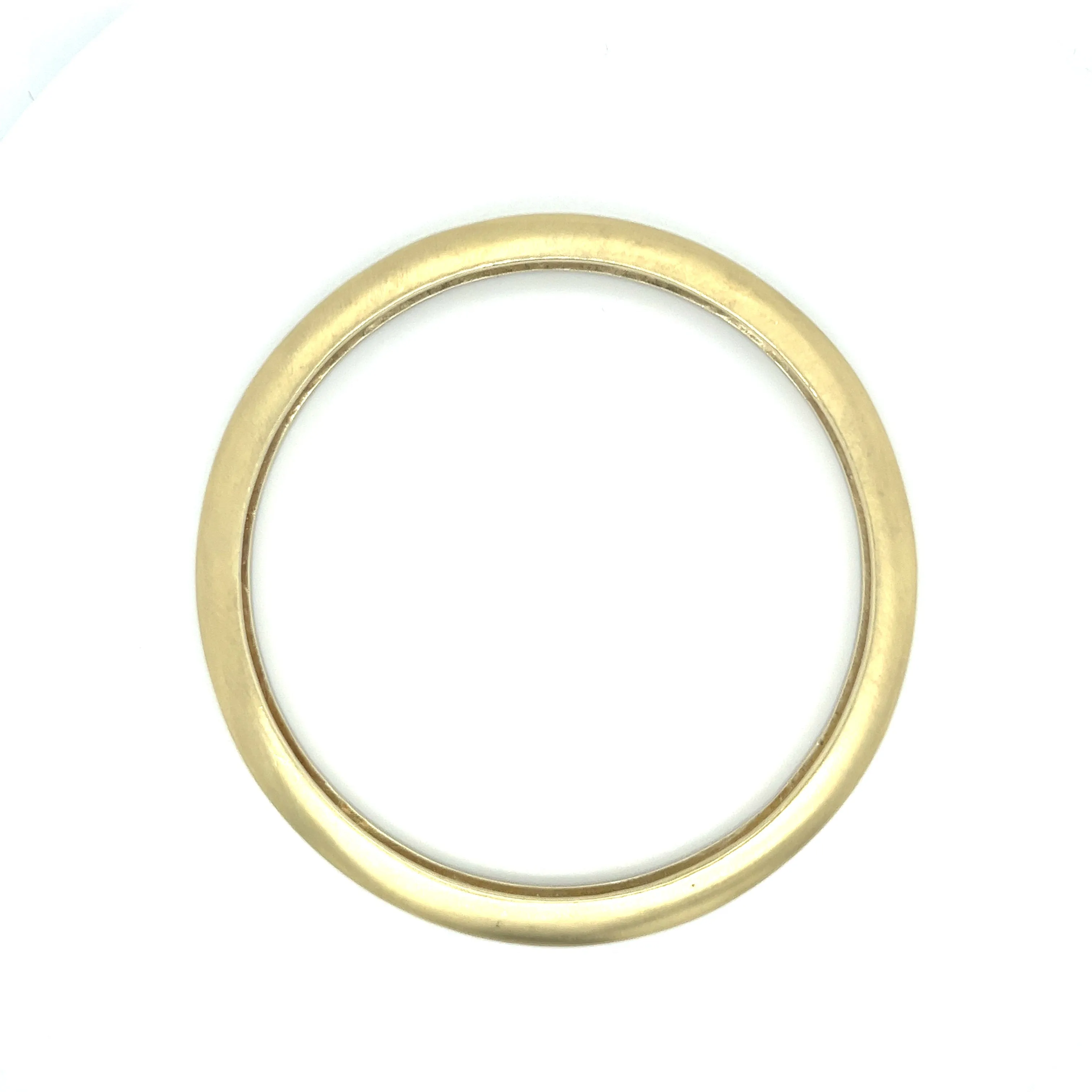 14K Yellow Gold MIGNON FAGET signed Bangle Bracelet