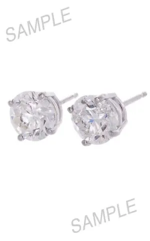 Bandiera Jewellers Diamond Studs 1.42ct.