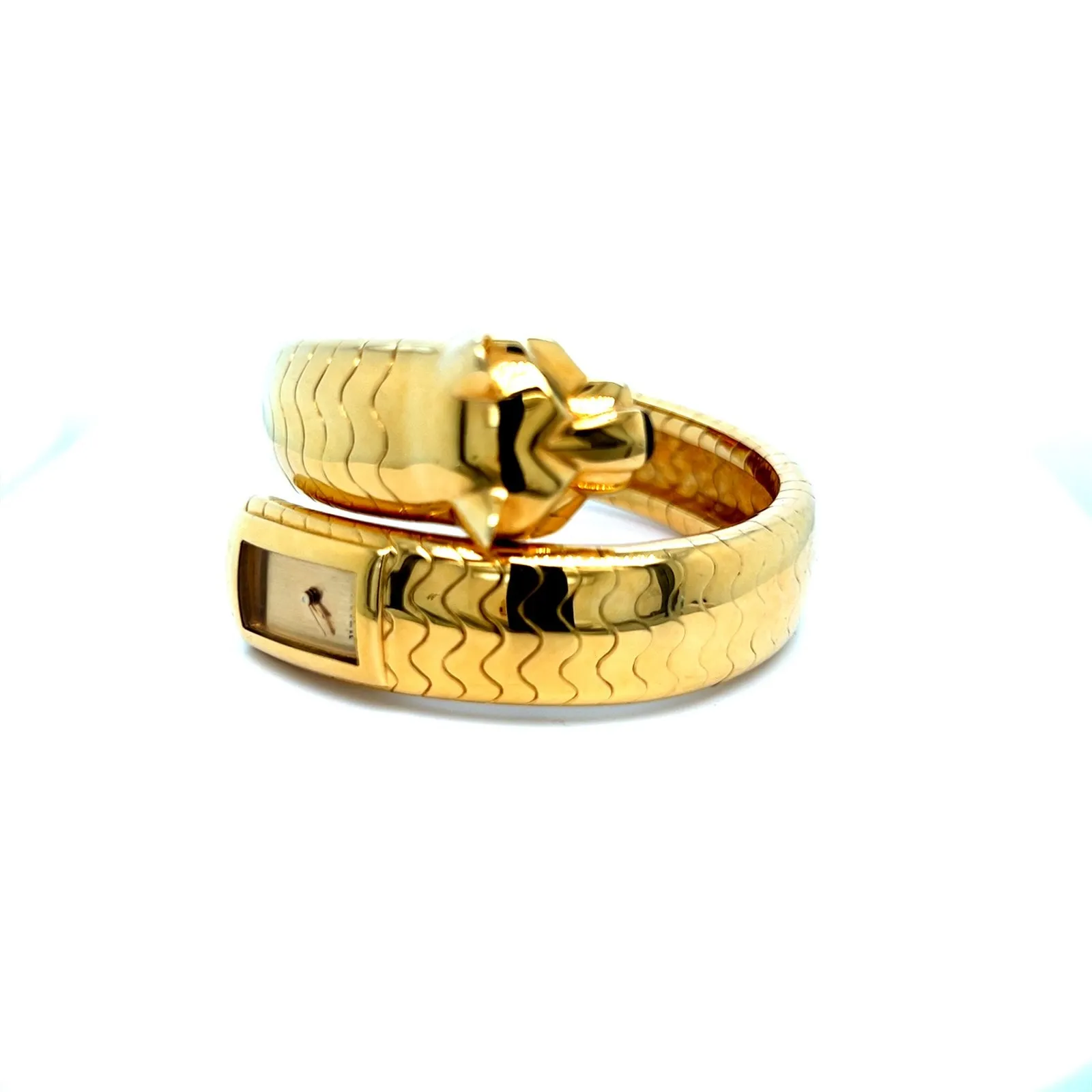 Cartier Panthere HP600186 18kt Yellow Gold Lakarda Bangle Bracelet Watch