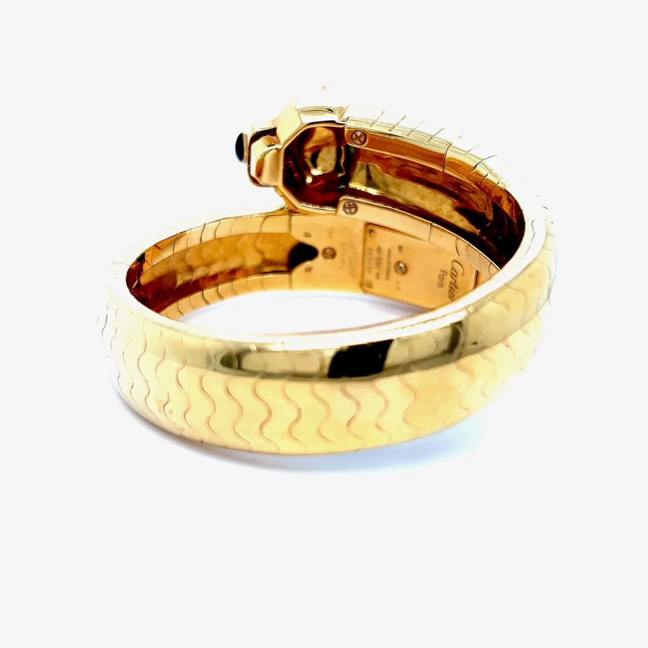 Cartier Panthere HP600186 18kt Yellow Gold Lakarda Bangle Bracelet Watch
