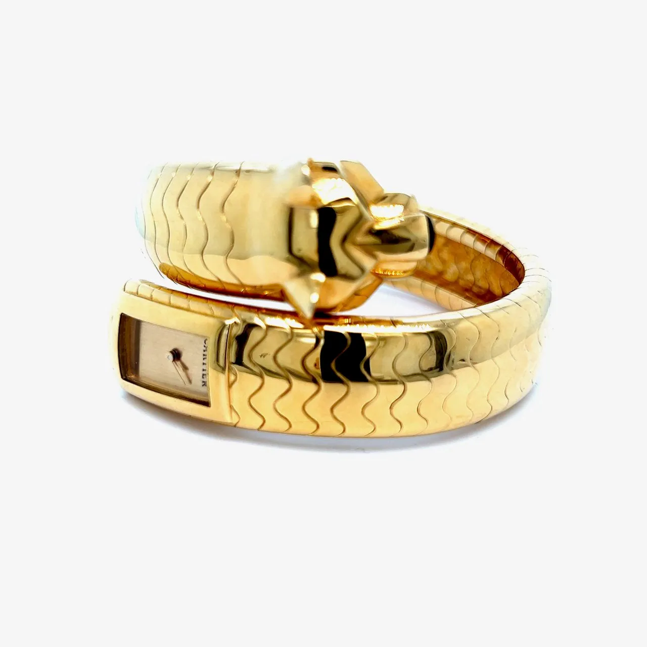 Cartier Panthere HP600186 18kt Yellow Gold Lakarda Bangle Bracelet Watch