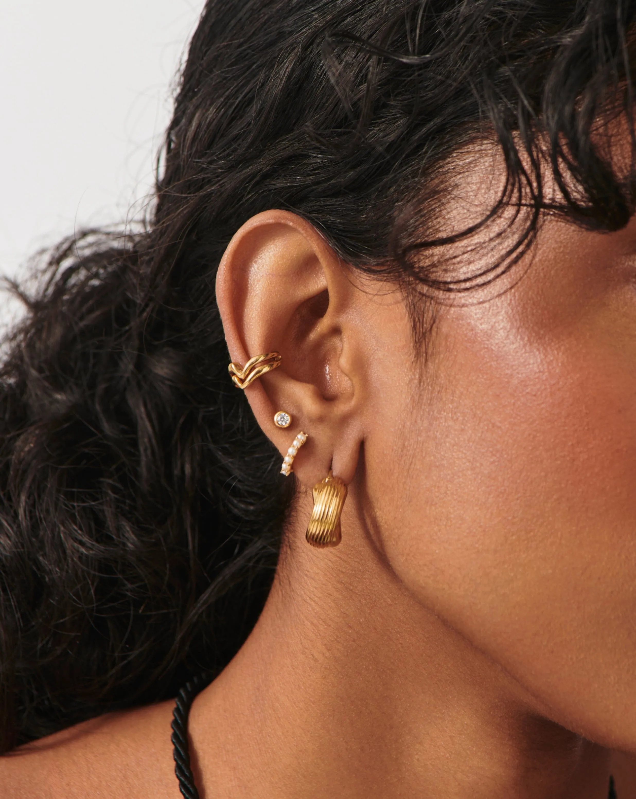 Classic Stone Stud Earrings | 18k Gold Vermeil/Cubic Zirconia