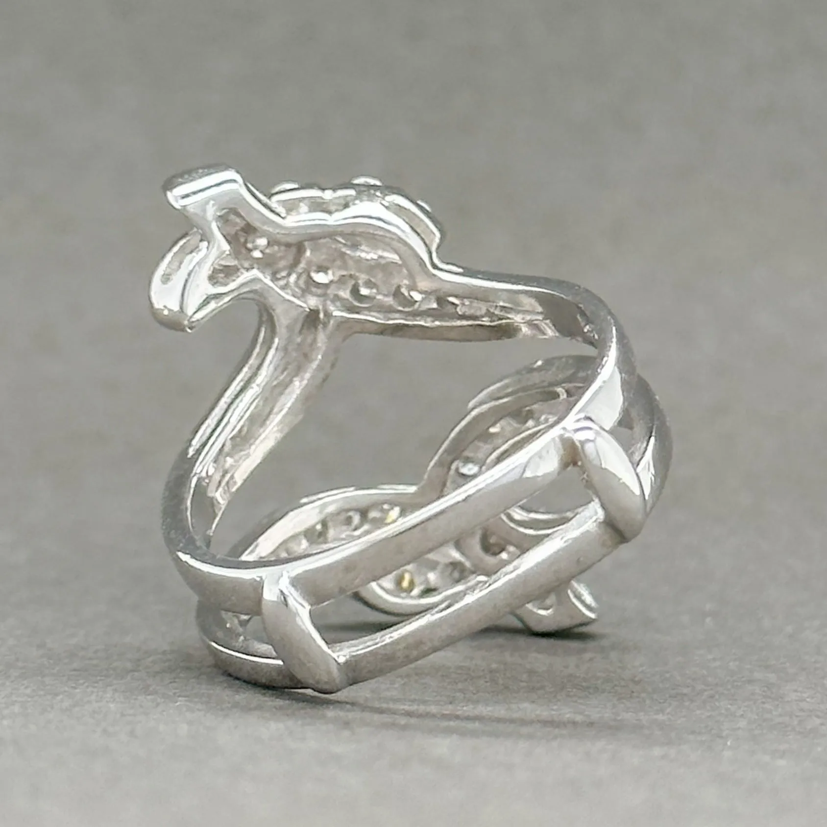 Estate 14K W Gold 0.36cttw G-H/VS2 Diamond Insert Ring