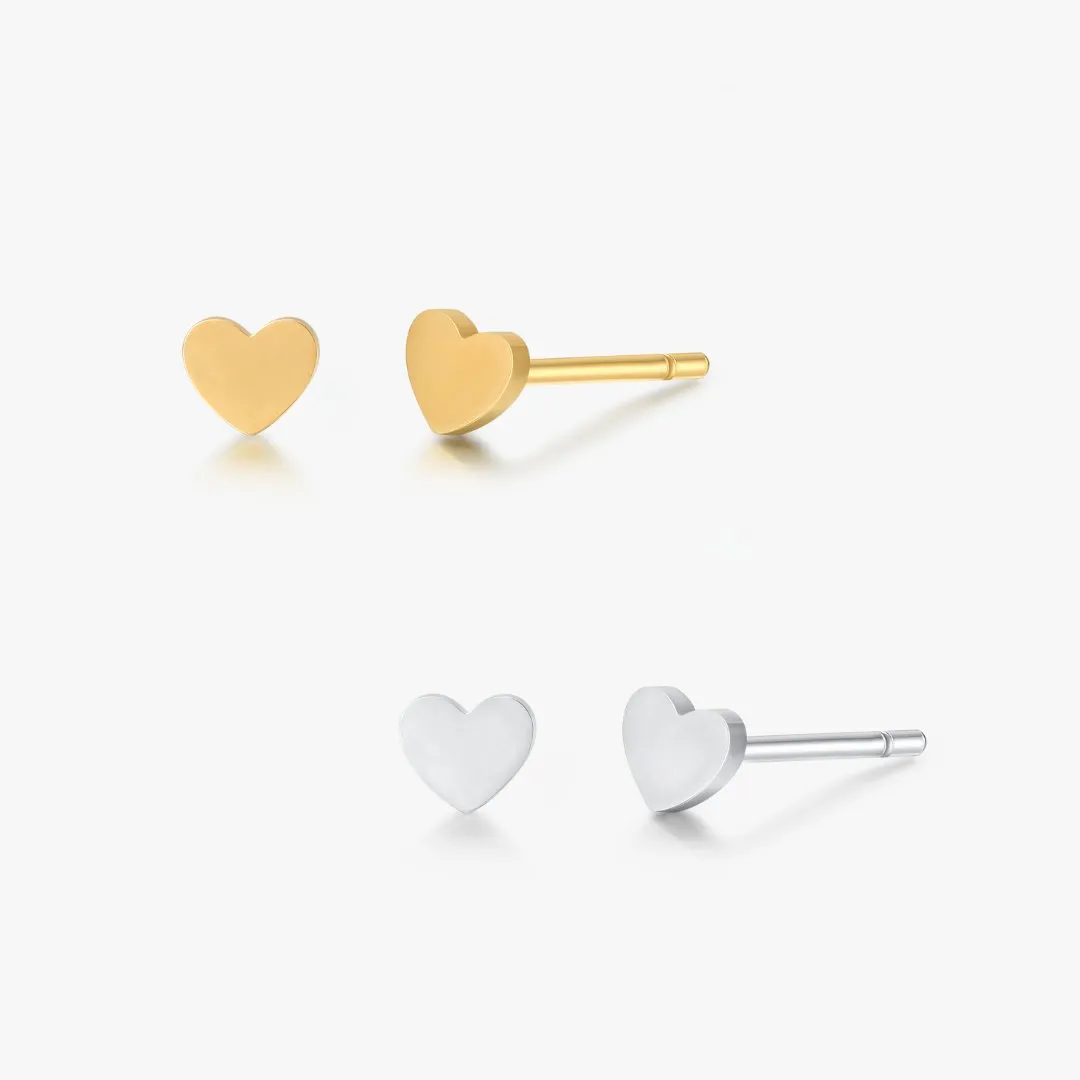 Heart Studs