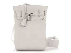 Herms Gris Perle Togo Hac a Dos PM