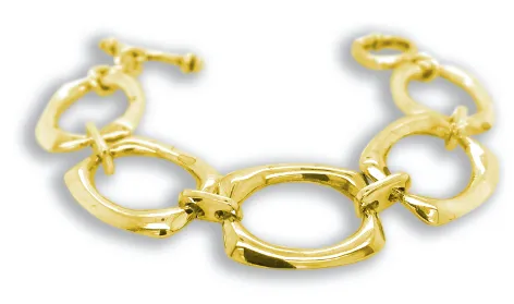 High Polish Large Mod Link Bracelet I