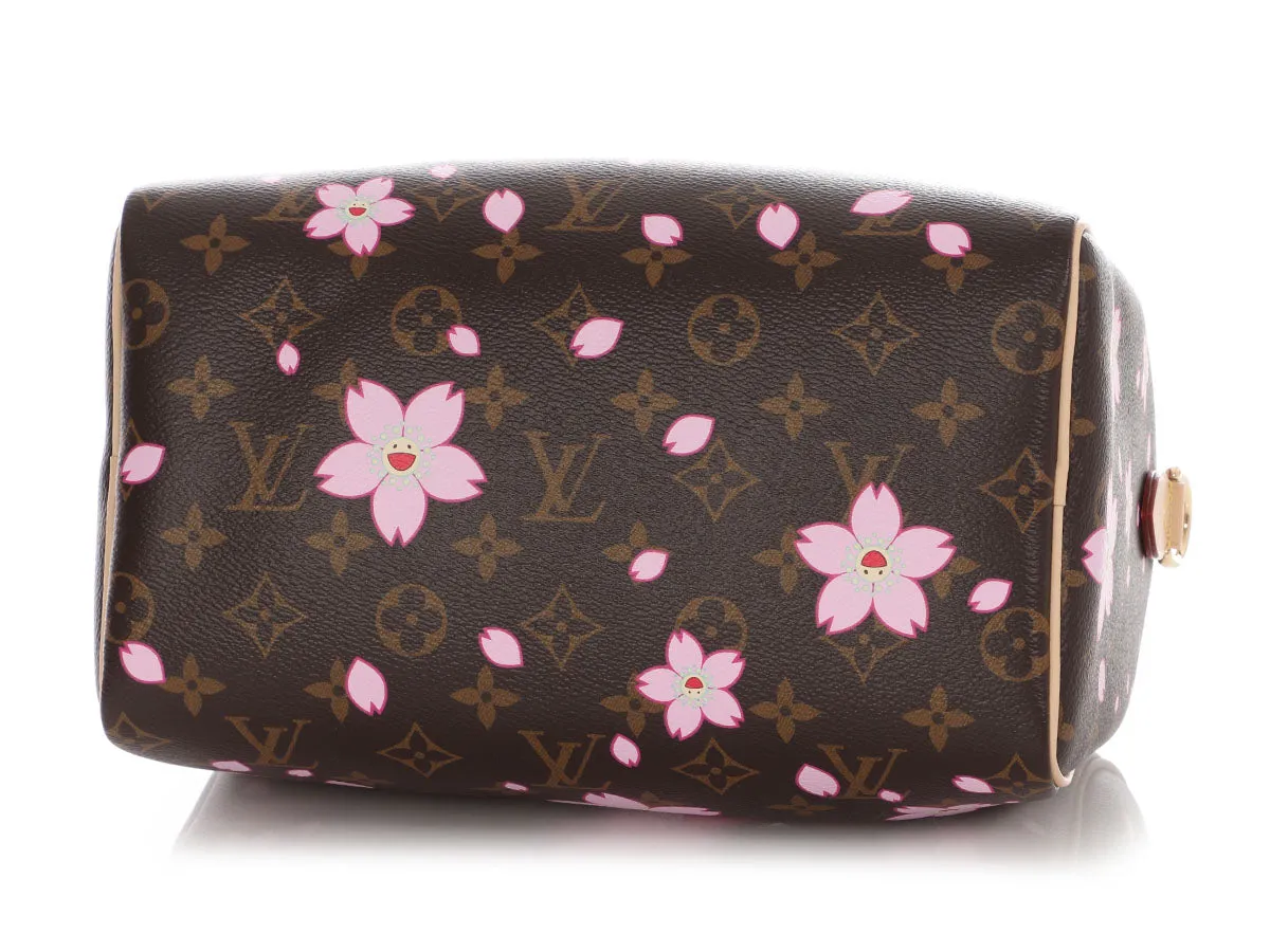 Louis Vuitton LV x TM Cherry Blossoms Speedy 25