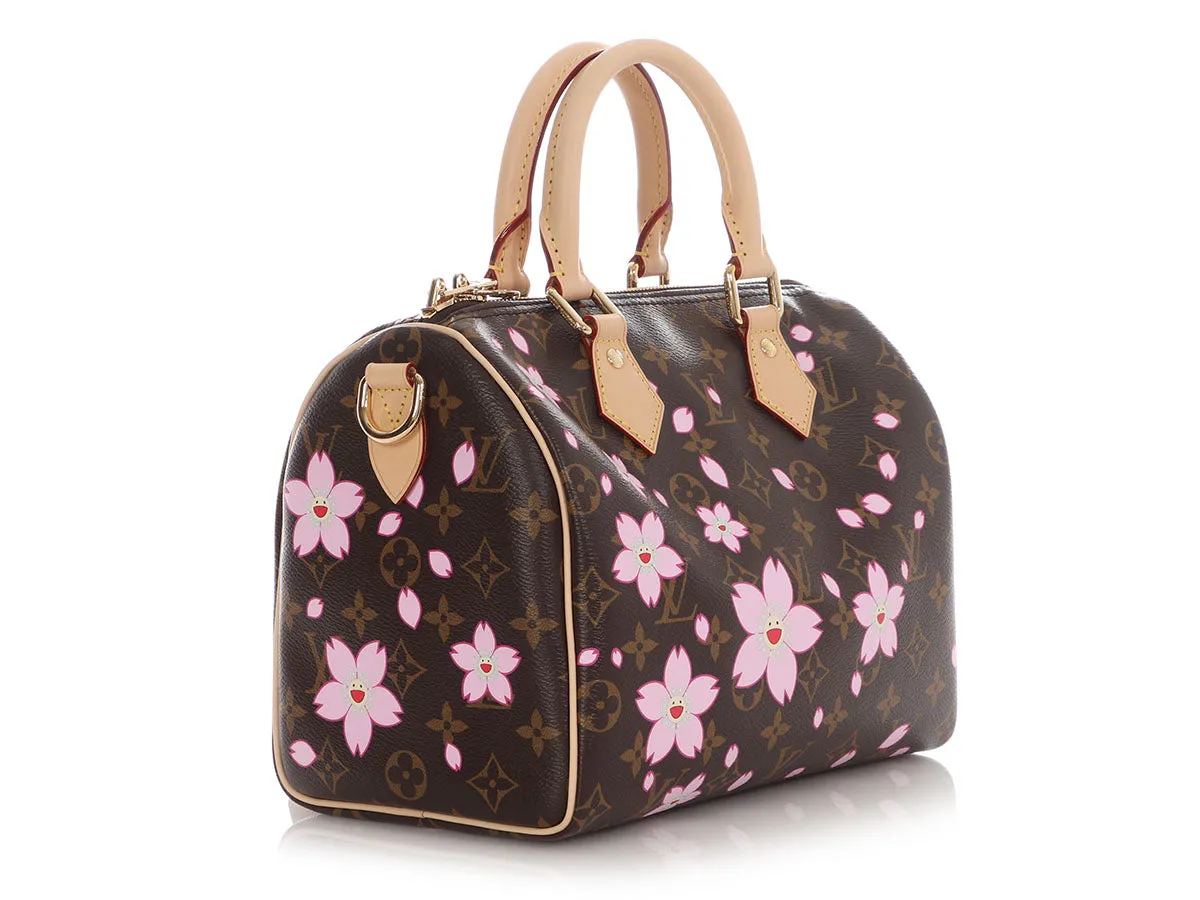 Louis Vuitton LV x TM Cherry Blossoms Speedy 25