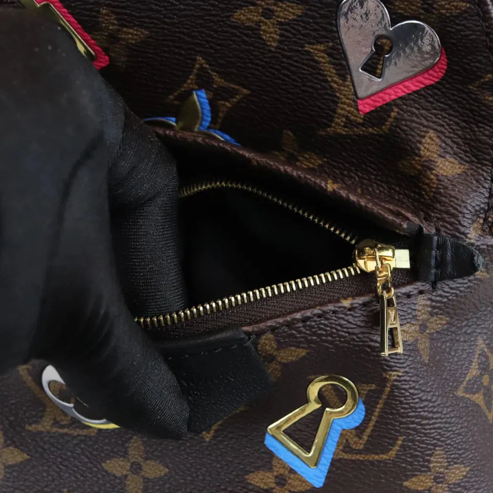 Louis Vuitton Palm Springs Backpack Mini in Love Lock  Monogram, Gold-tone Hardware - LV