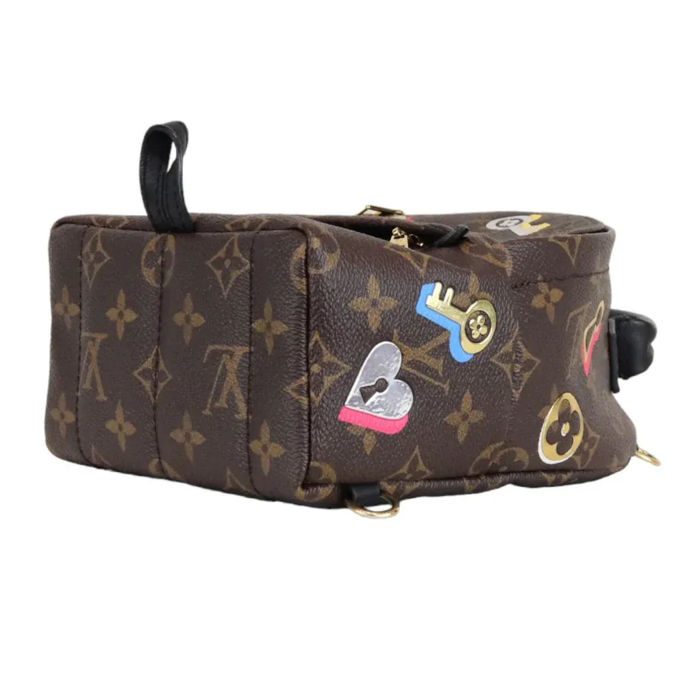 Louis Vuitton Palm Springs Backpack Mini in Love Lock  Monogram, Gold-tone Hardware - LV
