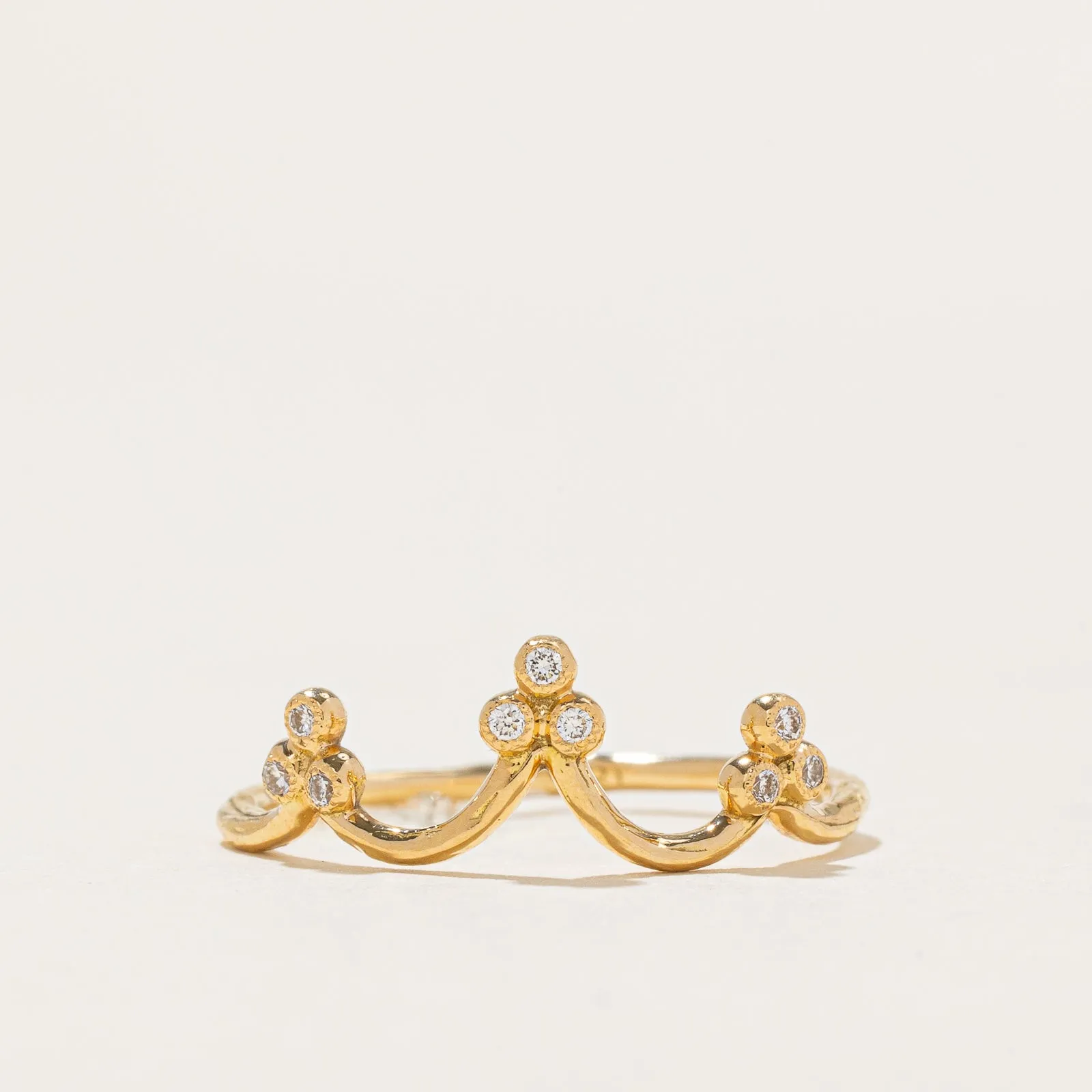 'Nora Kogan' Diamond Tiara Ring | 0.04ctw | SZ 6.75