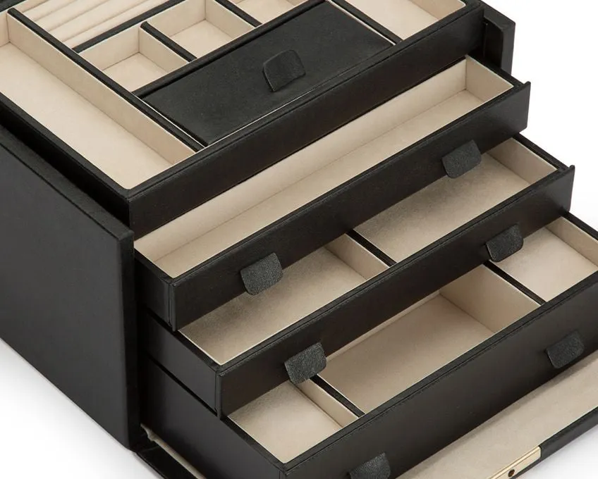 Palermo Large Jewelry Box (Black Anthracite)