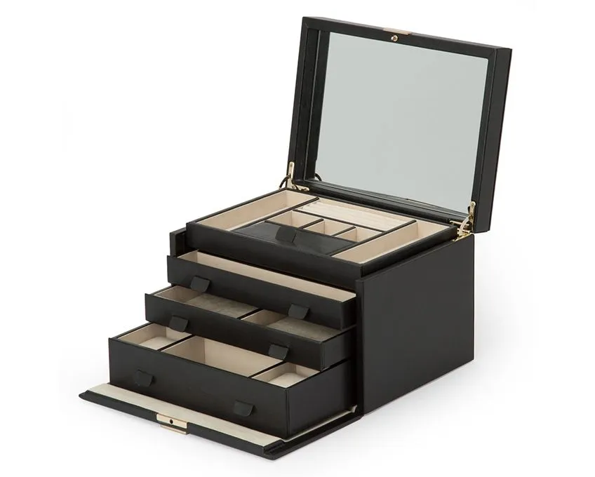 Palermo Large Jewelry Box (Black Anthracite)