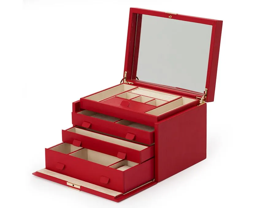 Palermo Large Jewelry Box (Red)