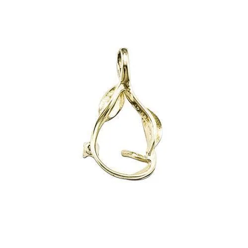 Pick A Pearl Maile Pendant in Gold with Diamond