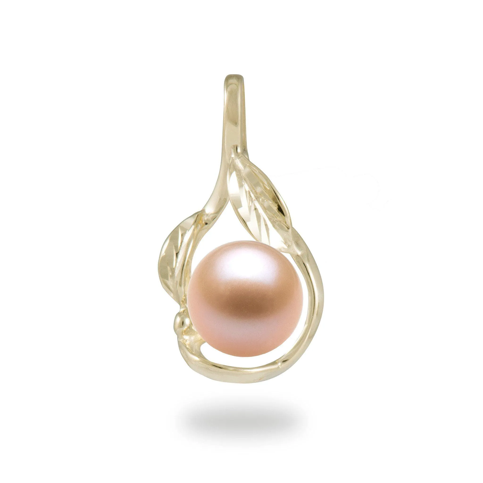 Pick A Pearl Maile Pendant in Gold