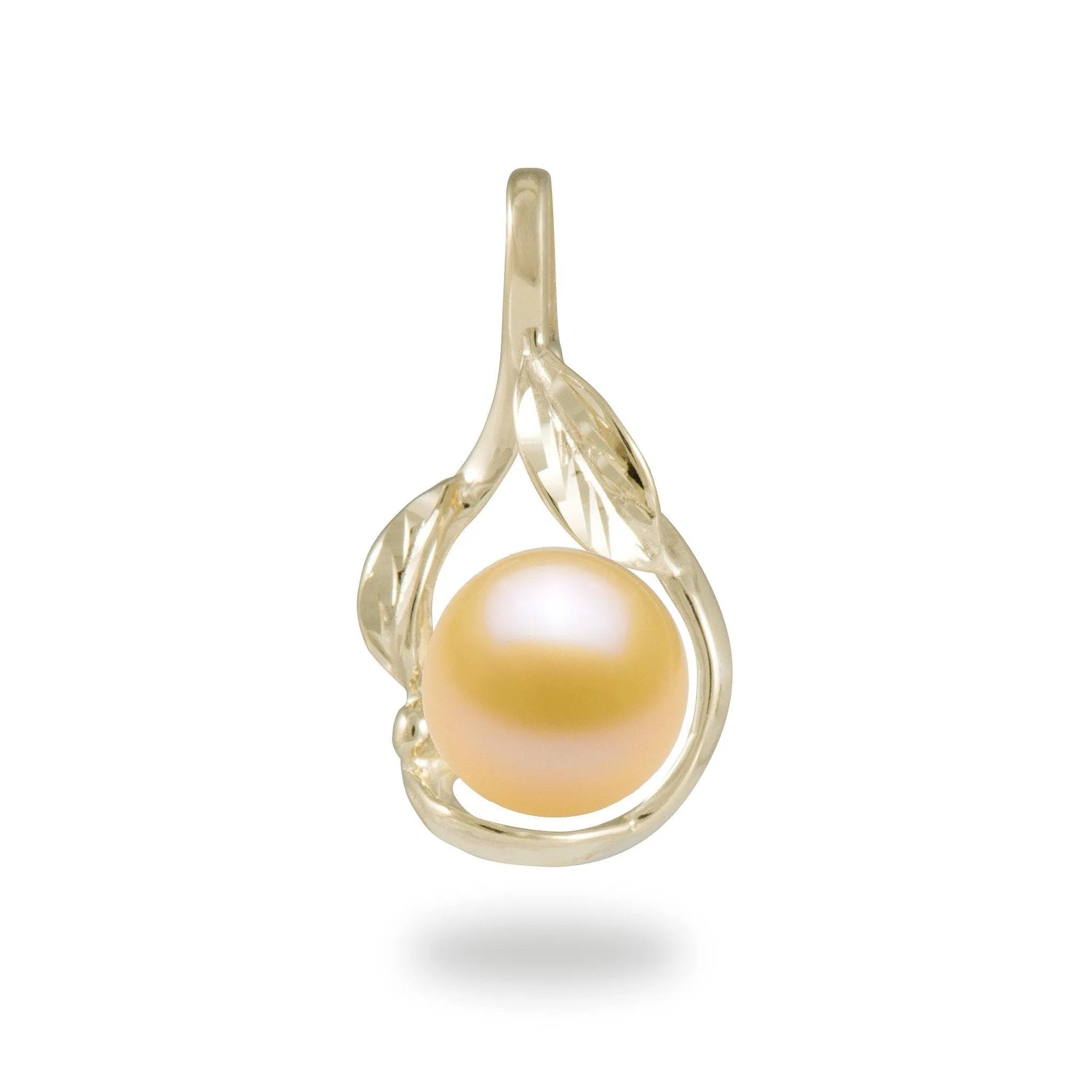 Pick A Pearl Maile Pendant in Gold