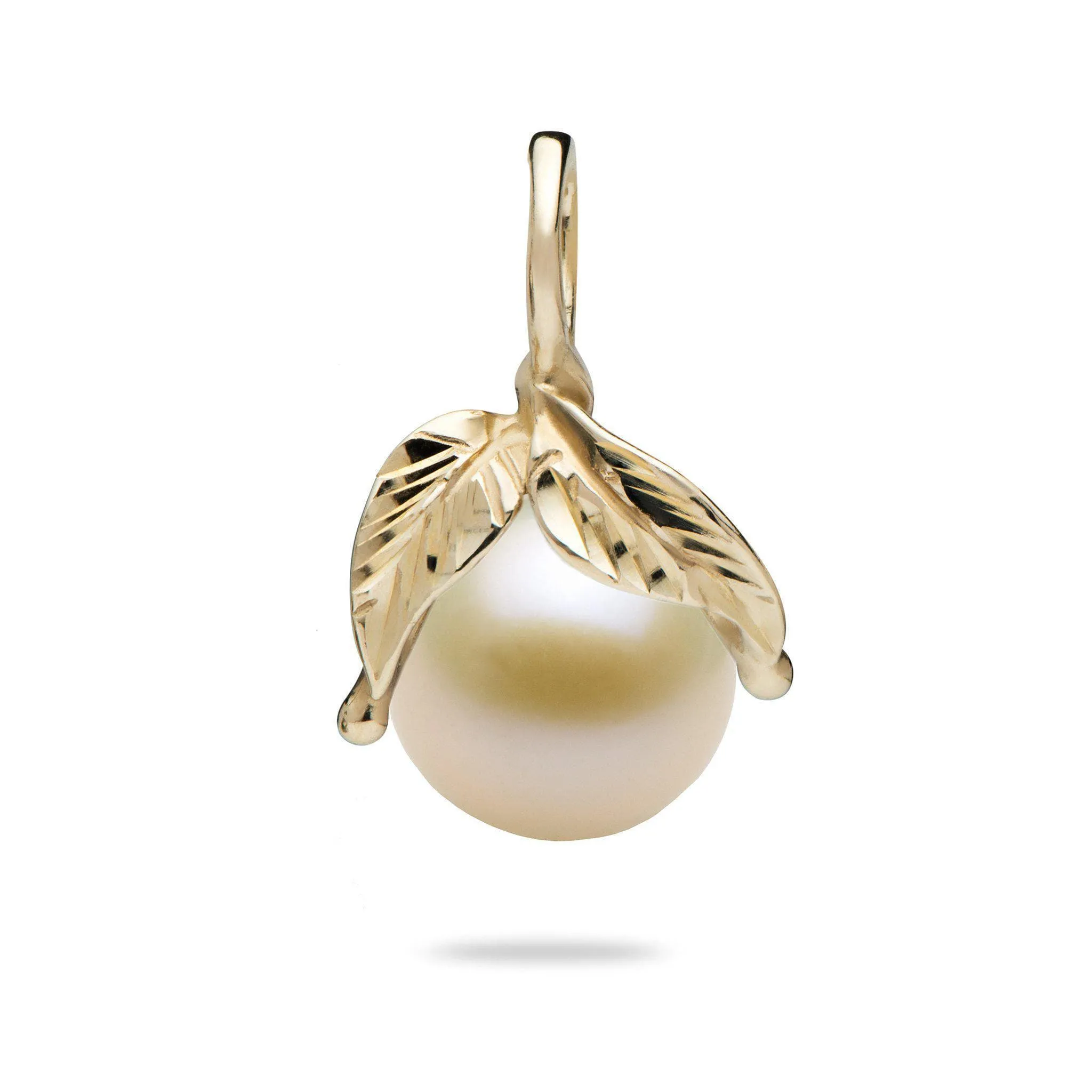 Pick A Pearl Maile Pendant in Gold