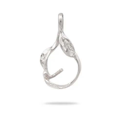 Pick A Pearl Maile Pendant in White Gold