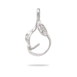 Pick A Pearl Maile Pendant in White Gold